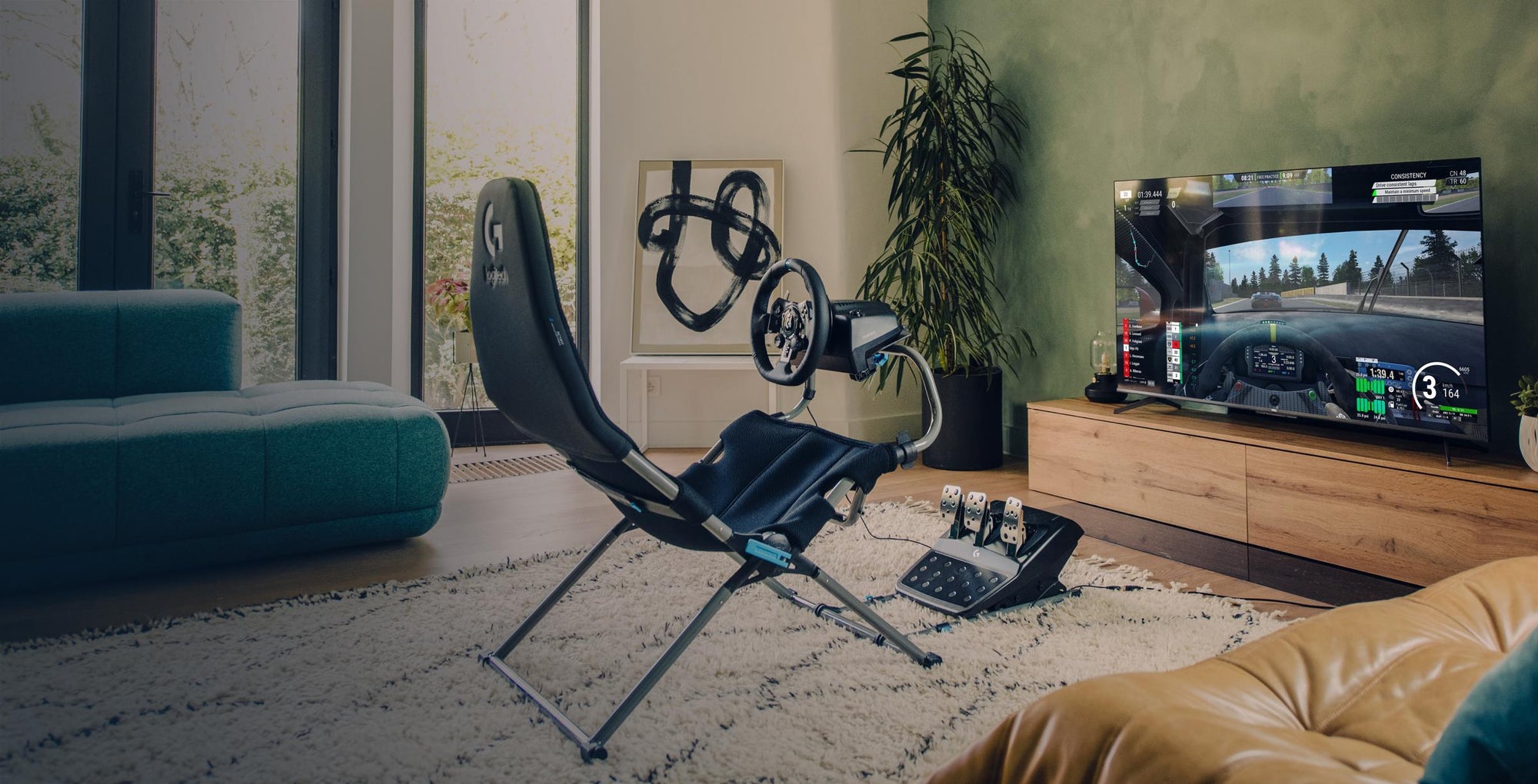 Playseat Challenge X Logitech Lifestyle in Room