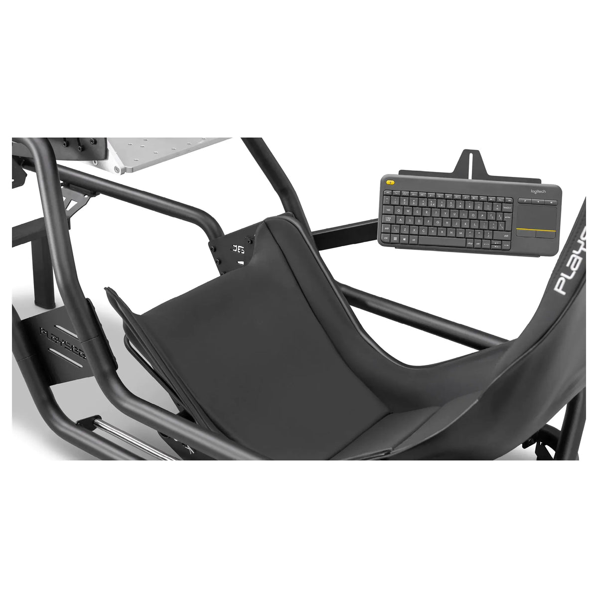 Playseat Keyboard Holder Pro with Formula Intelligence Black with keyboard on the holder